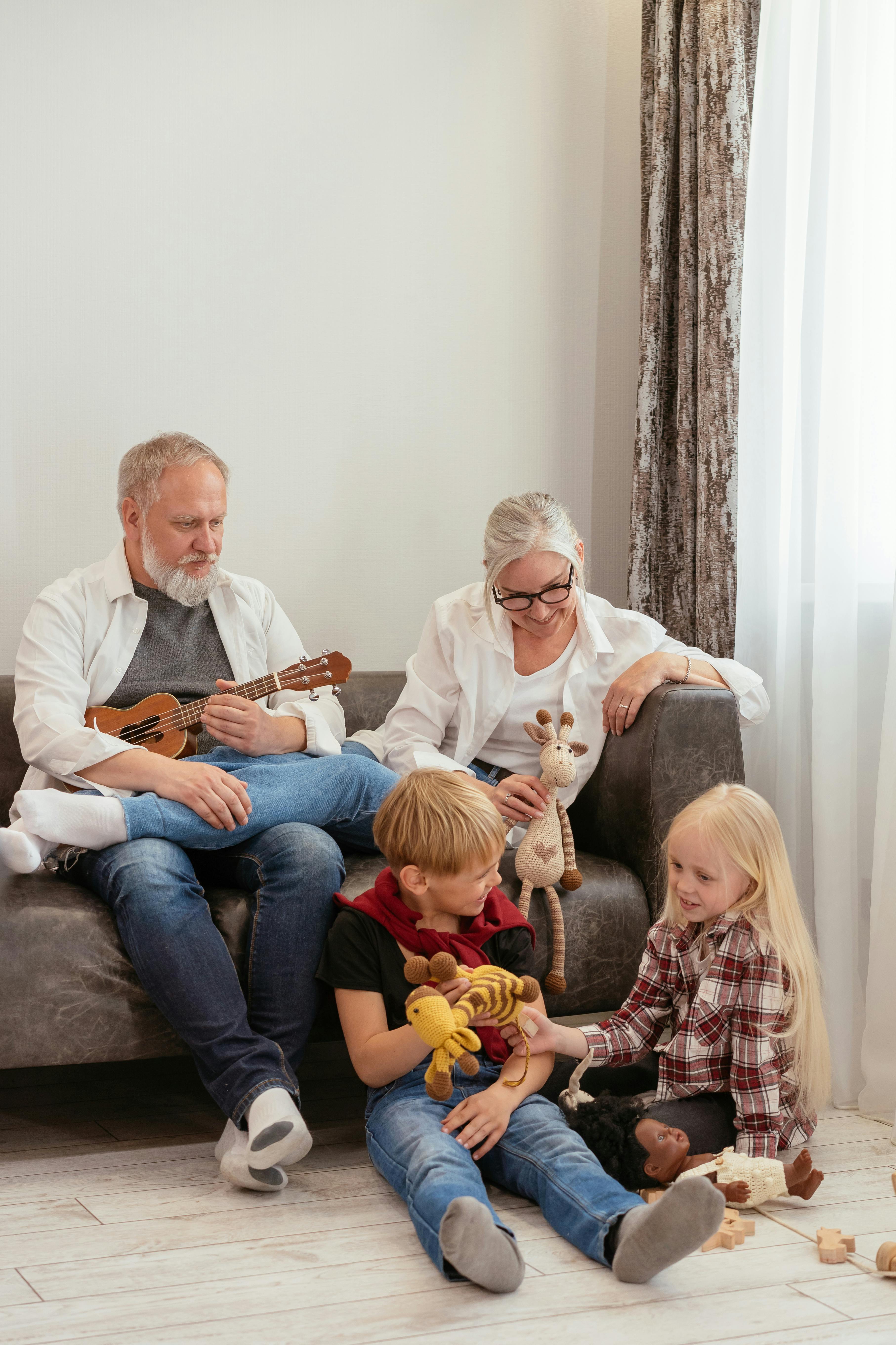 grandparents caring for their grand children