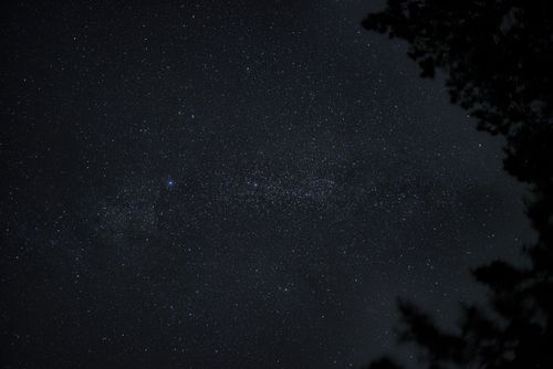 Free A stunning view of a starry sky filled with constellations observed at night. Stock Photo