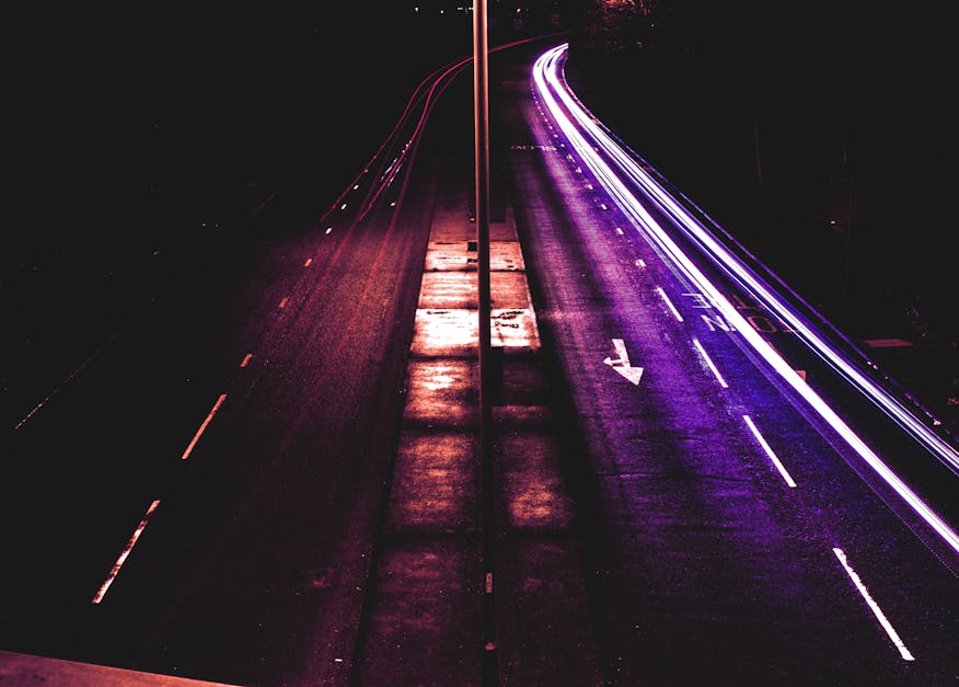 Time Lapse Photography of Roadway · Free Stock Photo