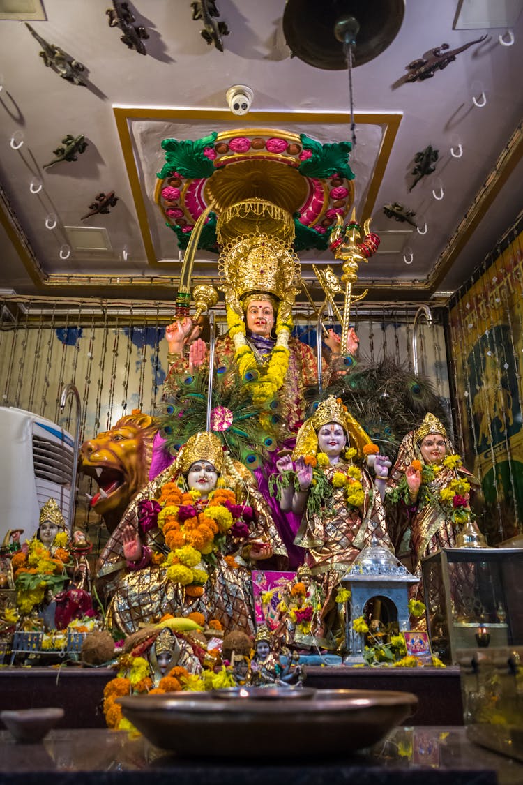 A Shrine Of The Goddess Durga