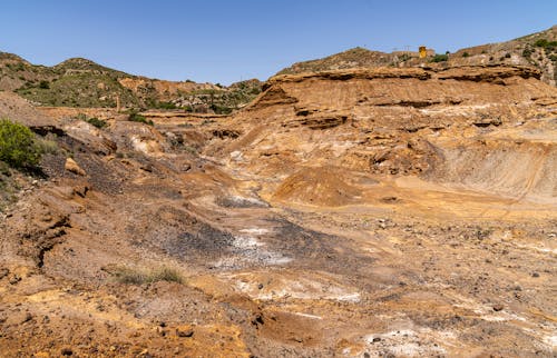 Free A Deserted Mining Site Stock Photo