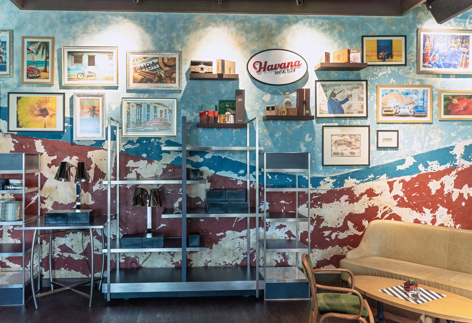 Commercial Decorating in Hampton — careful masking before painting begins