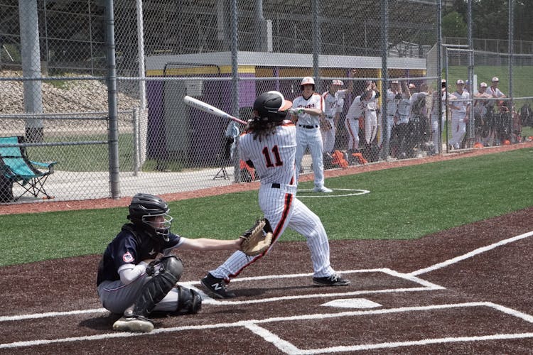 A Person Playing Baseball