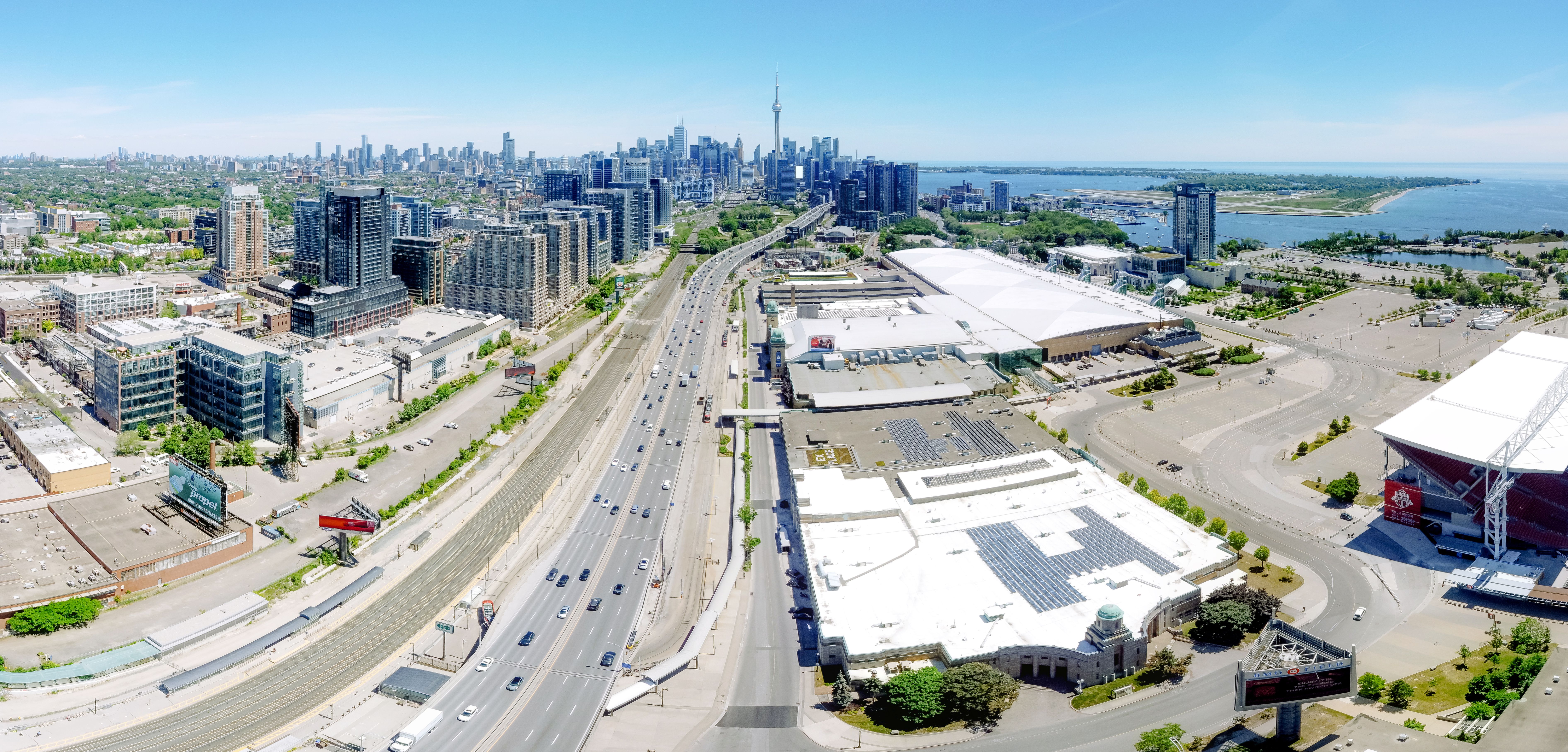 Breathtaking Helicopter Tour over the Canadian Rockies Review: An Unforgettable 20-Minute Flight Review 2026 - Panoramic aerial view of Toronto cityscape featuring the CN Tower and surrounding urban landscape.