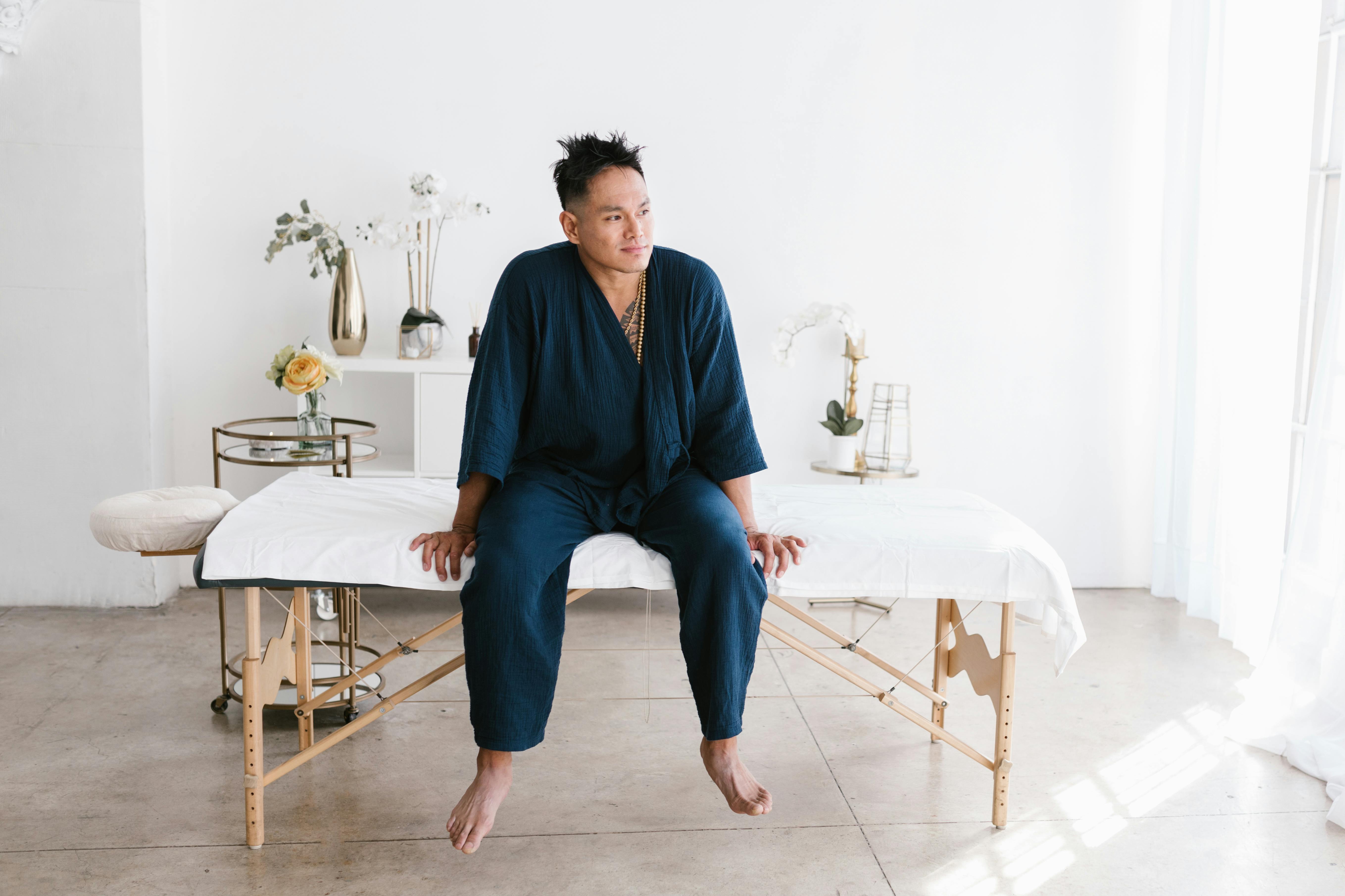 Photo gratuite de à l'intérieur, acupuncteur, acupuncture