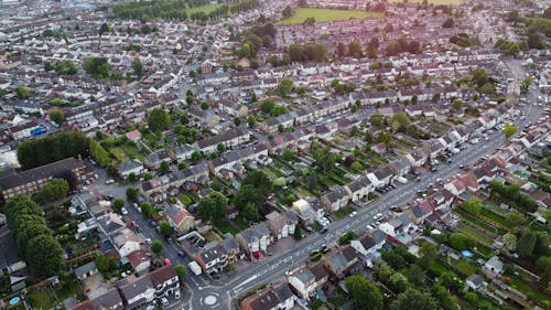 Aerial Photography of a Suburb