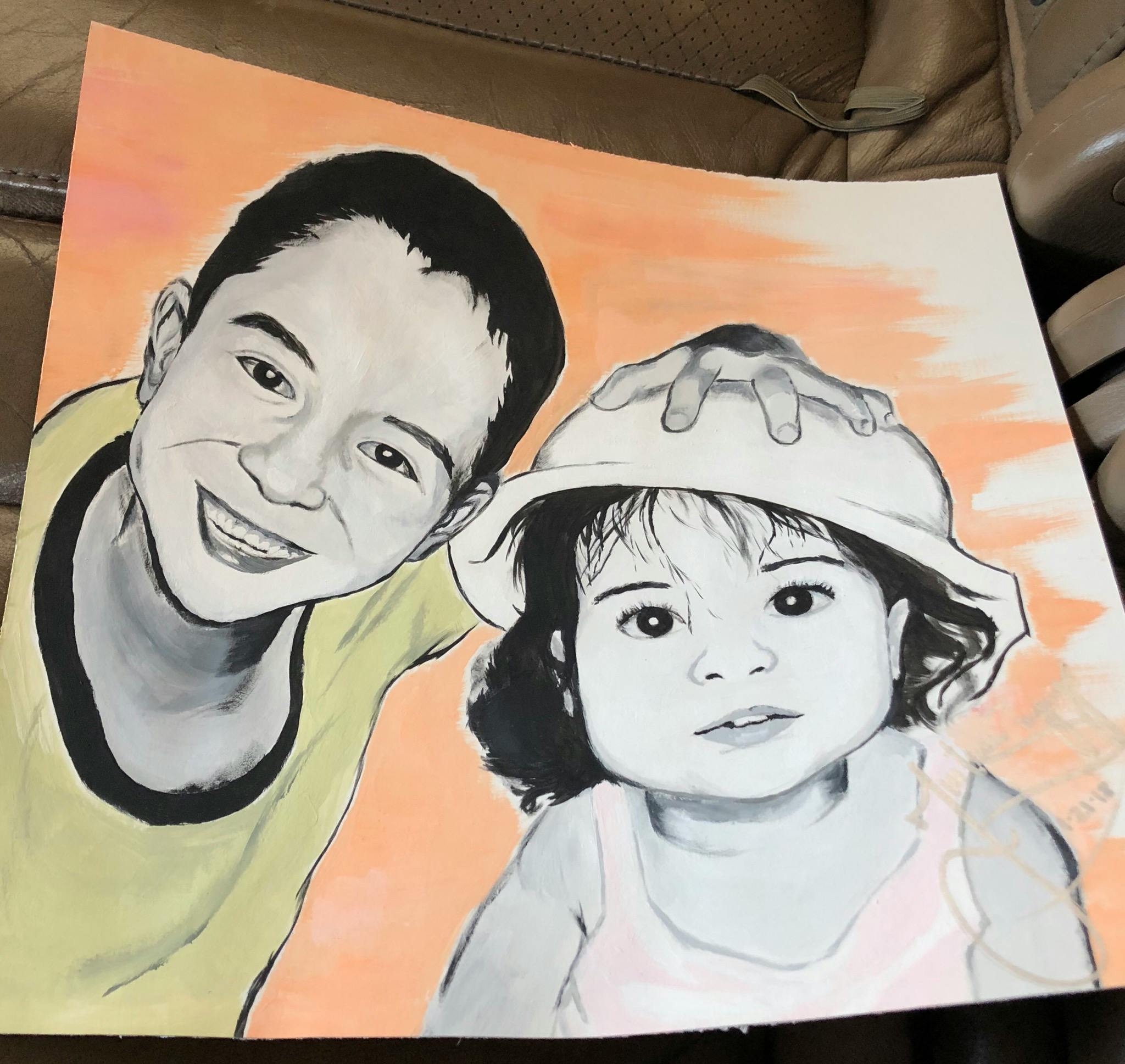 Free stock photo of baby, kids, painting