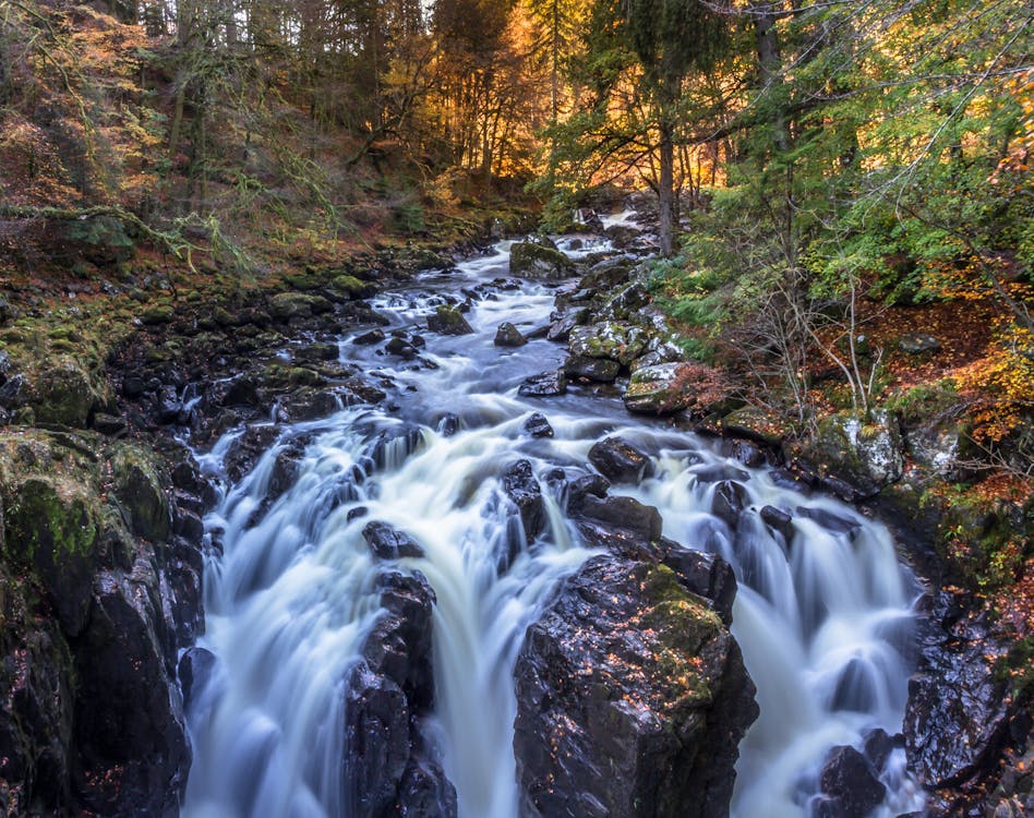 Time Lapse Landscape Photo of River