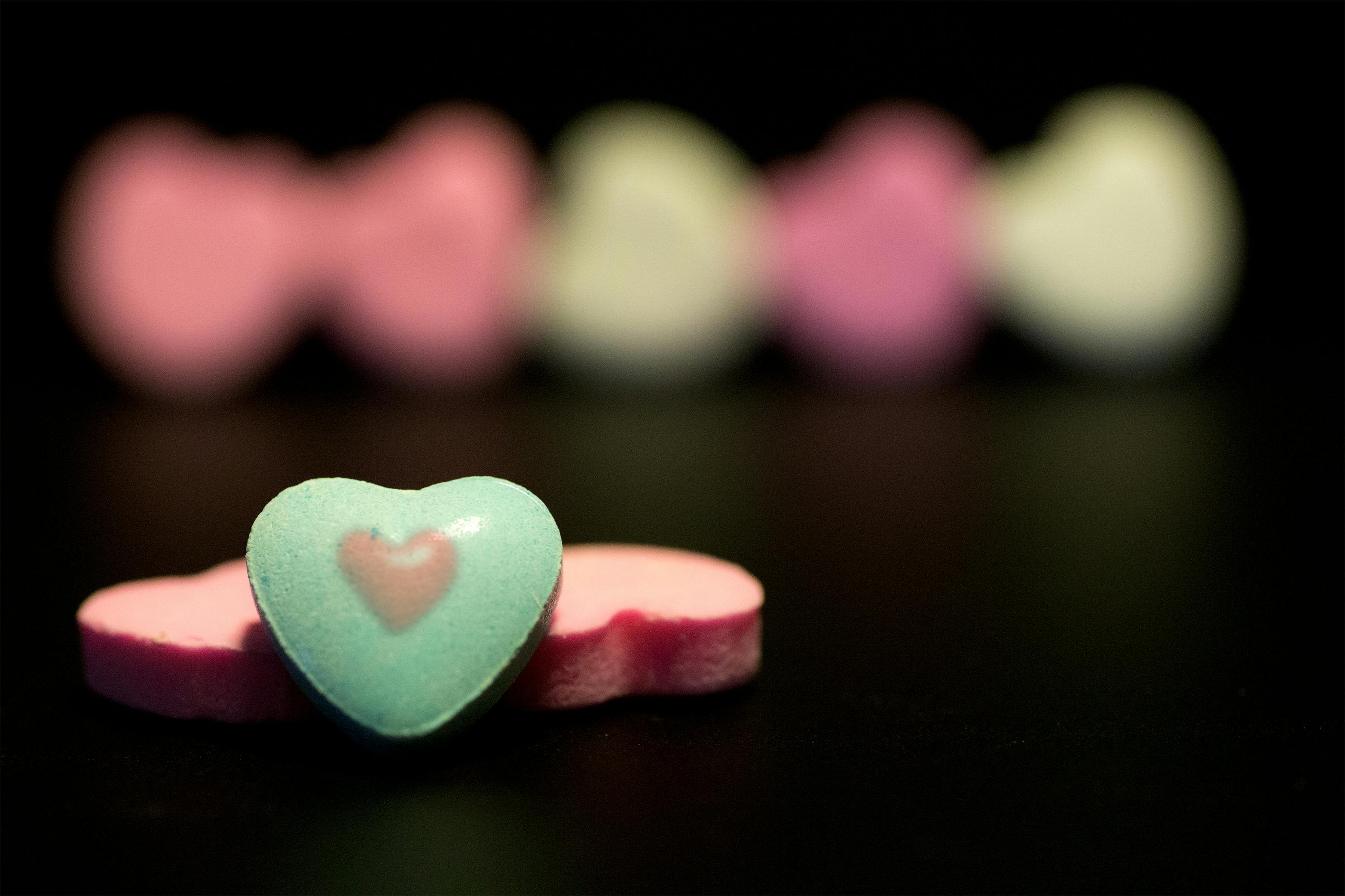 Free stock photo of candy, green, heart