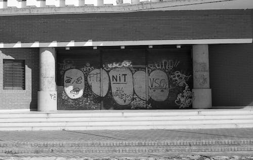 Black and White Photo of Street Wall Art