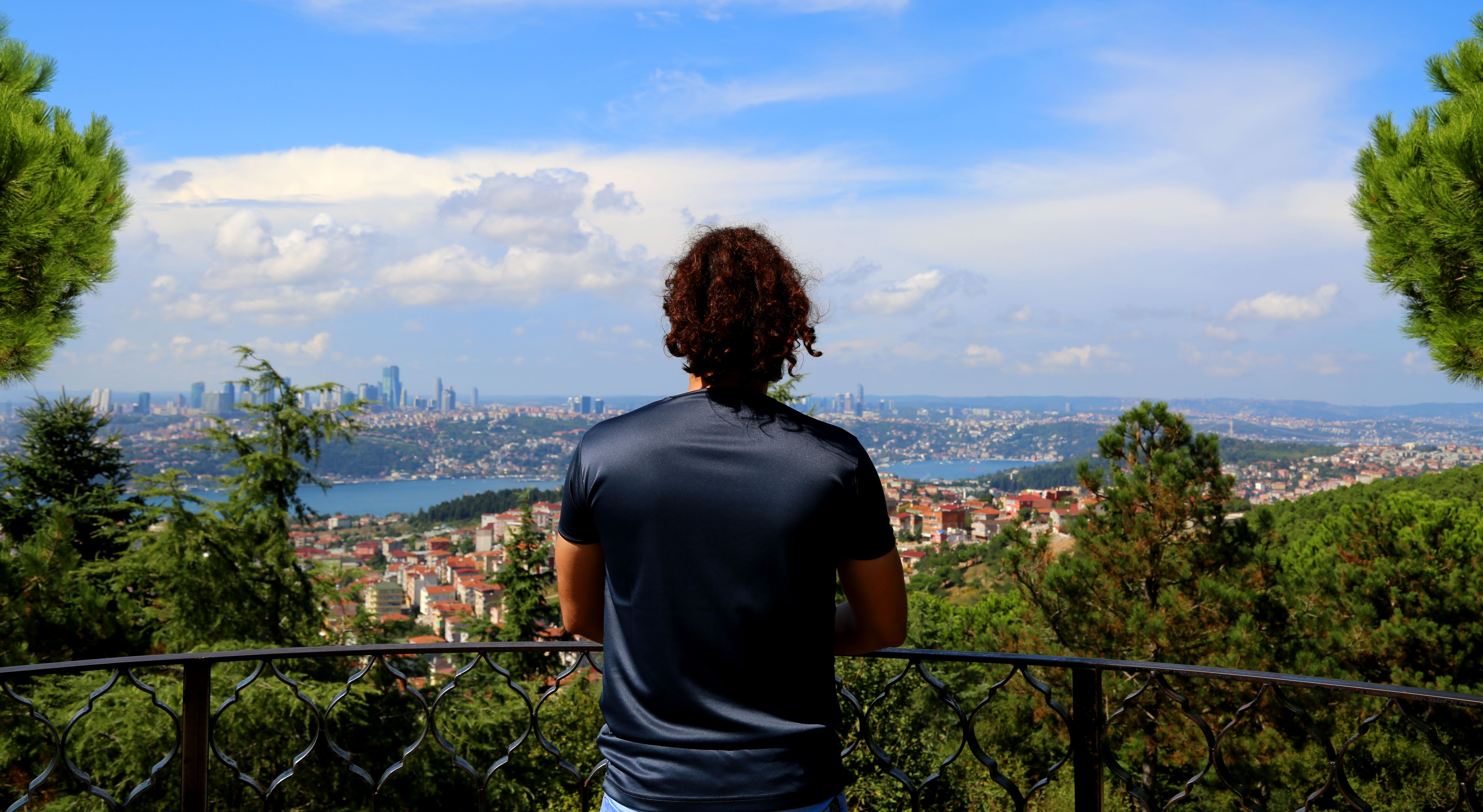 Sun-drenched balcony overlooking a vibrant Spanish city - emigrating to spain from the uk