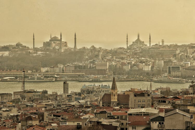 Panorama Of Istanbul, Turkey 