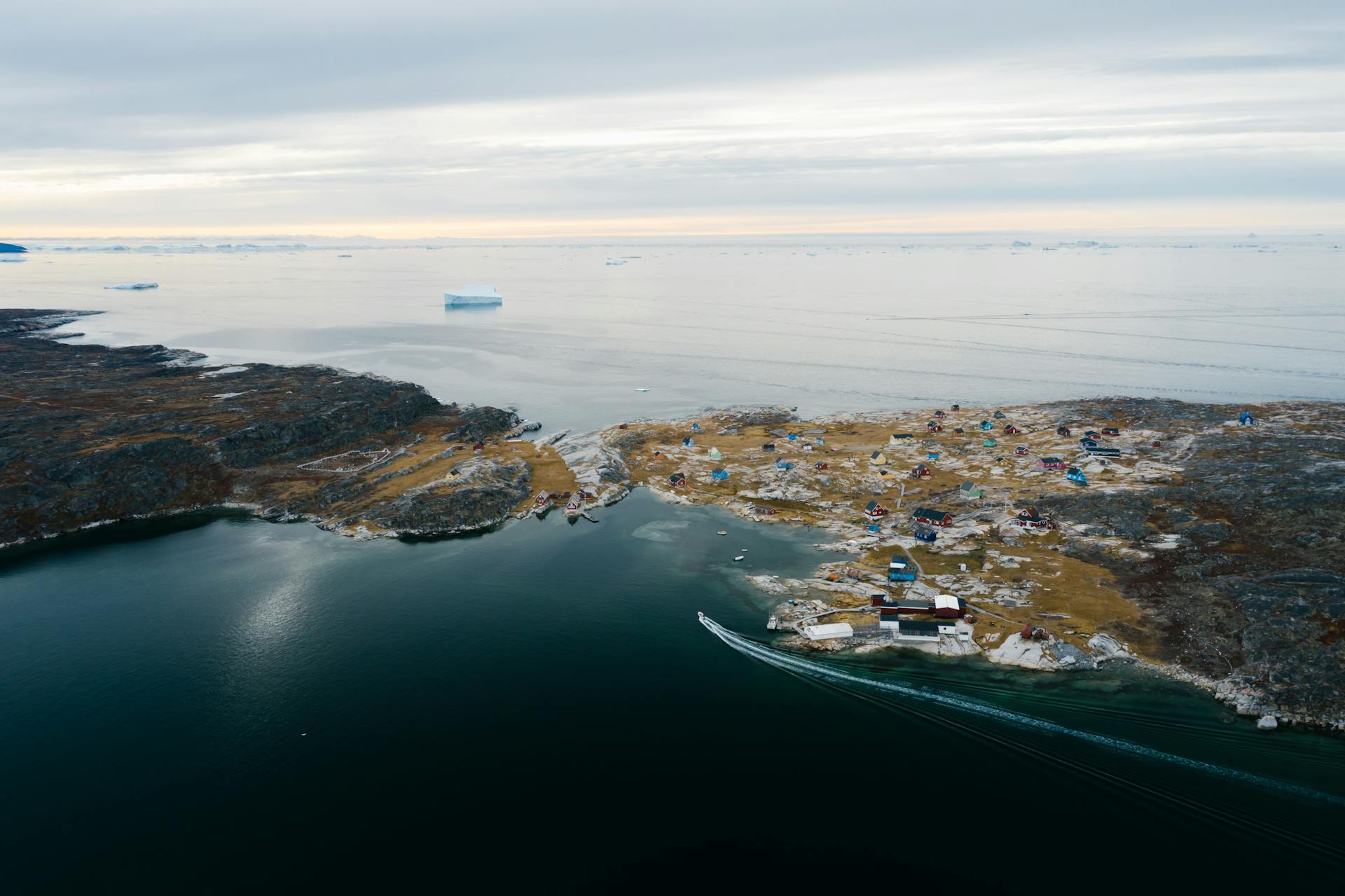 Town on Peninsula