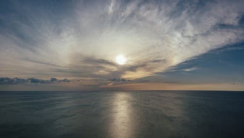 Free stock photo of ocean, sunset, water