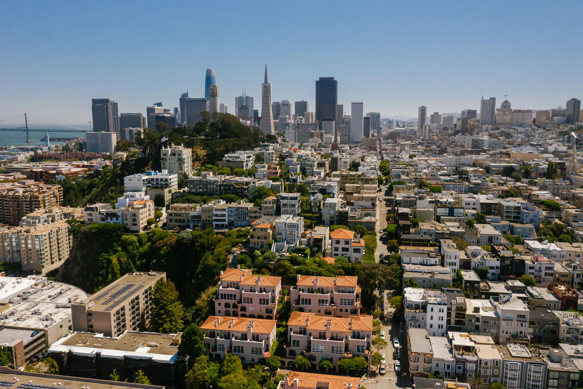 Drone Shot of San Francisco