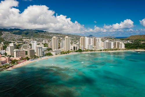 Безкоштовне стокове фото на тему «берег, будівлі, Гаваї»
