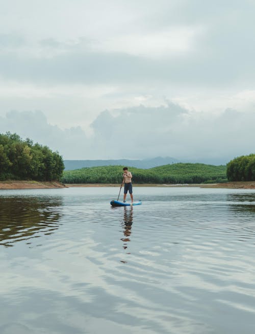 Man on a Paddle Board