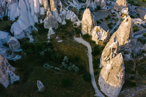 คลังภาพถ่ายฟรี ของ cappadocia, กัดเซาะ, การก่อตัวของหิน