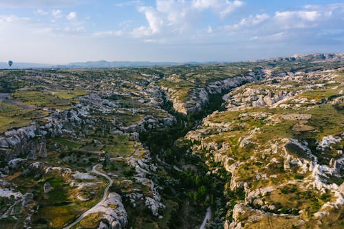 Gratis lagerfoto af dal, droneoptagelse, fugleperspektiv