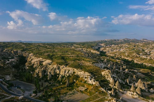 Gratis lagerfoto af blå himmel, droneoptagelse, fugleperspektiv