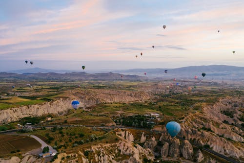 Безкоштовне стокове фото на тему «cappadocia, Аерофотозйомка, знімок із дрона»