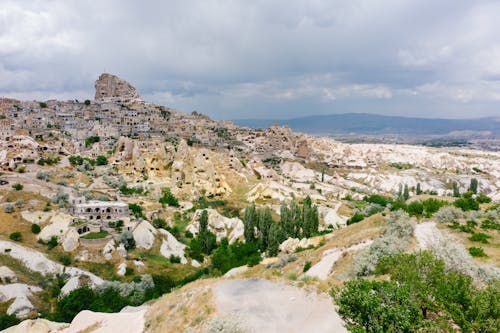 Fotos de stock gratuitas de capadocia, castillo de uchisar, colina