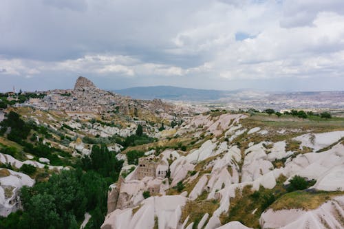 คลังภาพถ่ายฟรี ของ cappadocia, กัดเซาะ, การก่อตัวของหิน