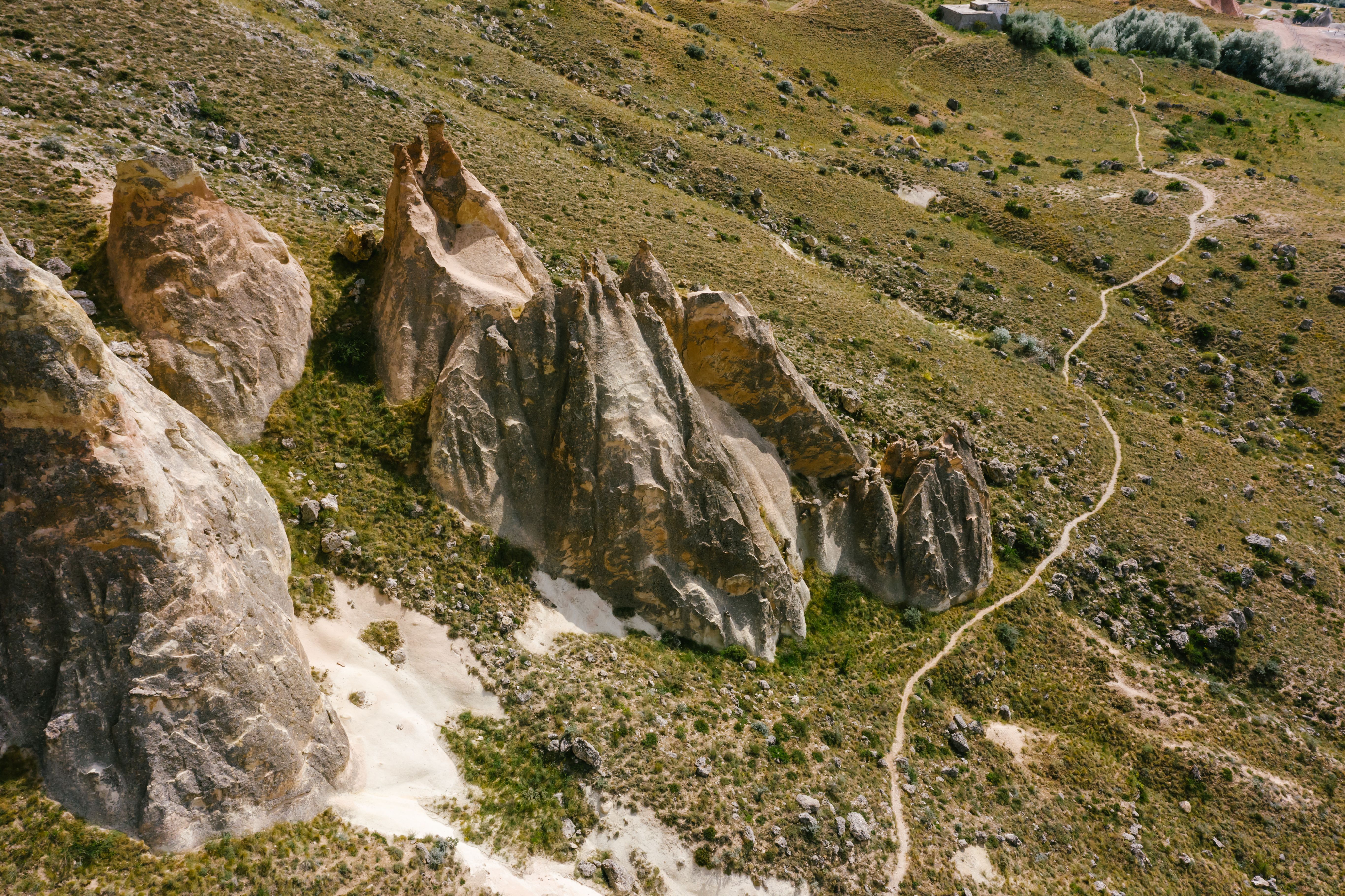 Rock on Hill in Countryside · Free Stock Photo