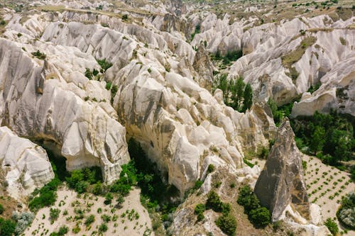 คลังภาพถ่ายฟรี ของ cappadocia, กัดเซาะ, การก่อตัวของหิน