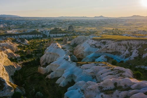 Kostnadsfri bild av cappadocia, drönarbilder, eroderade