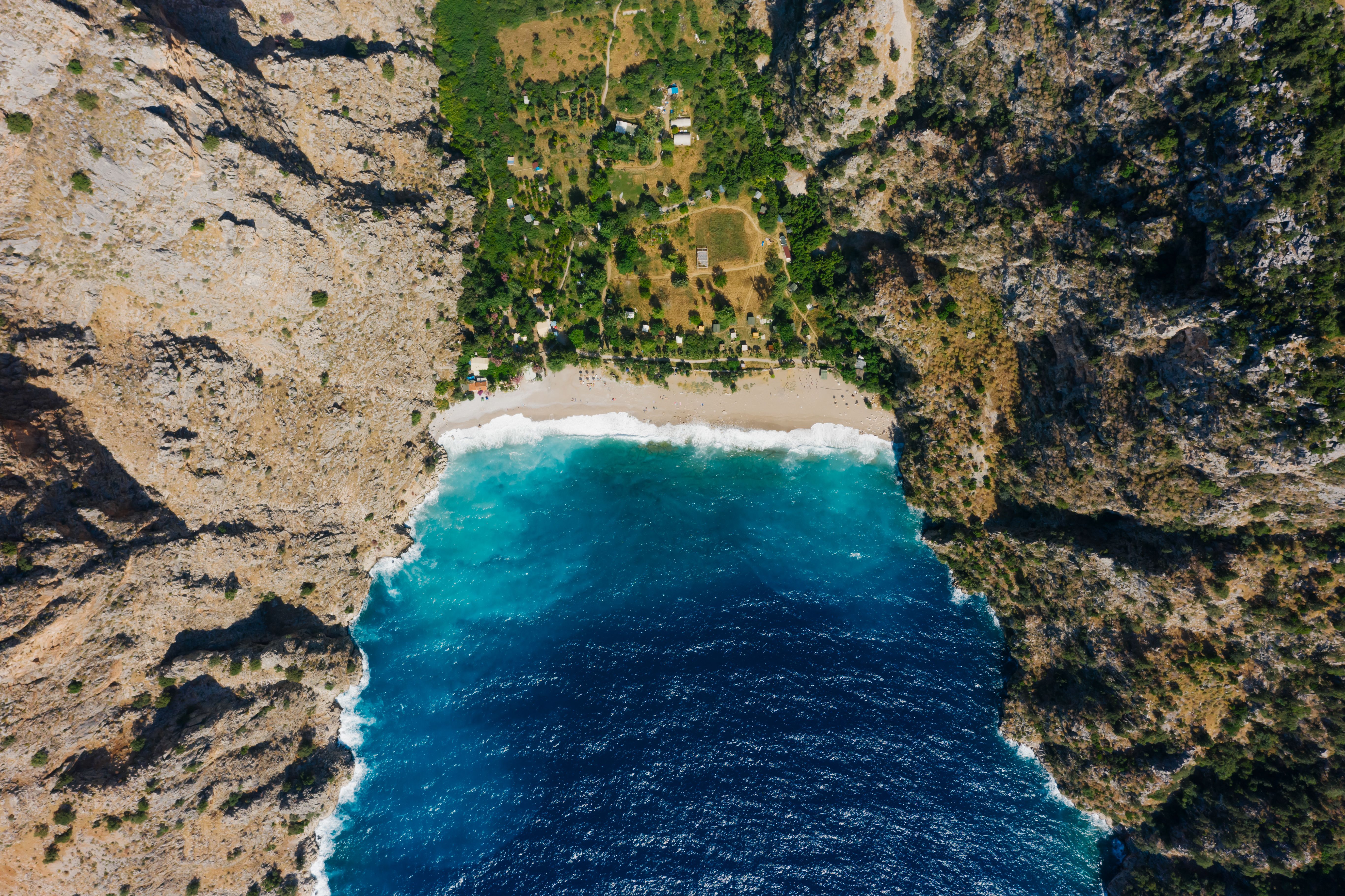 Aerial View of Blue Sea · Free Stock Photo