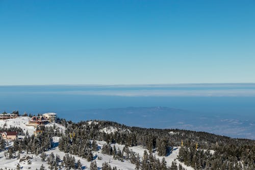 Kostenloses Stock Foto zu berg, drohne erschossen, kalt