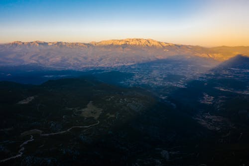 丘陵, 山, 日落 的 免費圖庫相片