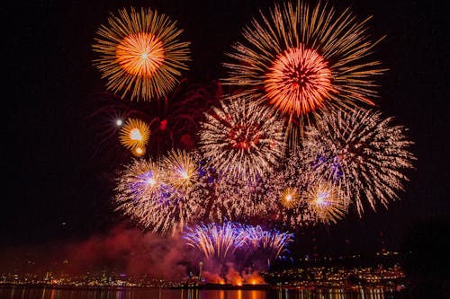 Fireworks Display at Night