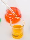 A Yellow Liquid in a Beaker