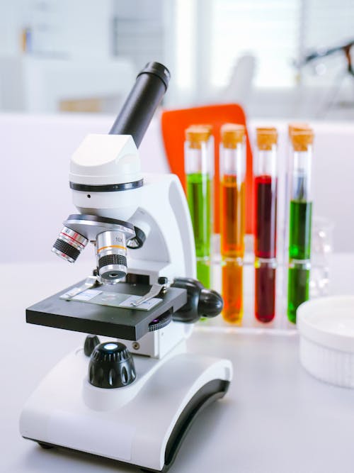 Free Shallow Focus Photo of a Microscope Stock Photo