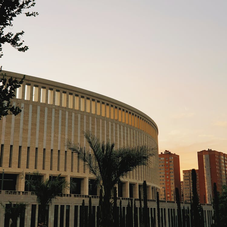 Stadium In City