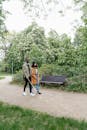 Man and Woman Walking Together