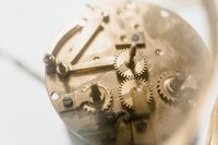 Brass gear train of the orrery kit. Photo by Tima Miroshnichenko on Pexels