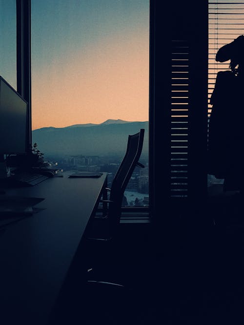 Free stock photo of afternoon, chair, desk