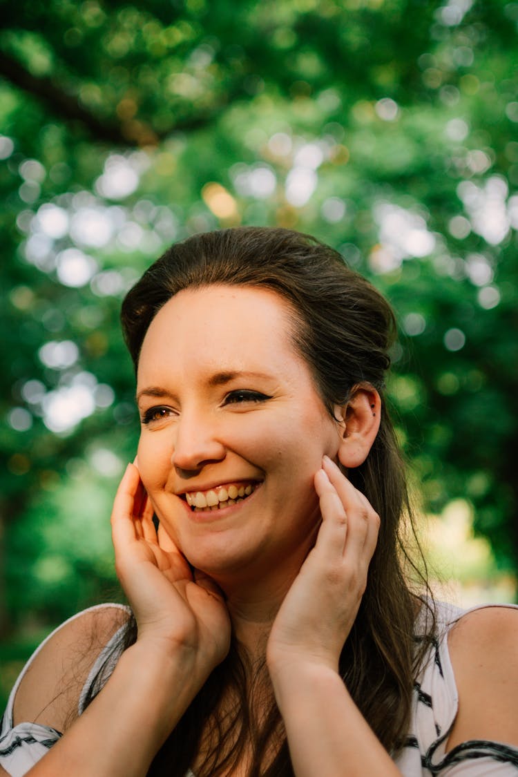 Woman With Big Smile
