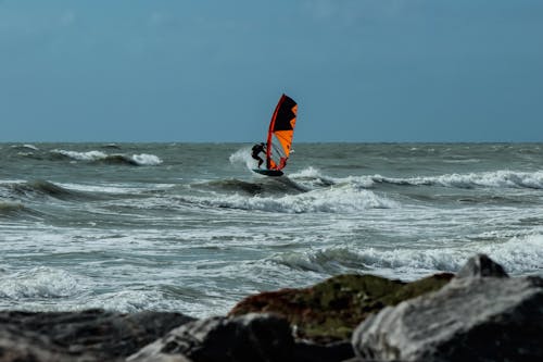 Δωρεάν στοκ φωτογραφιών με windsurfer, windsurfing, άθλημα Φωτογραφία από στοκ φωτογραφιών