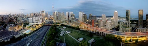 Panoramic Photography of Toronto City in Canada