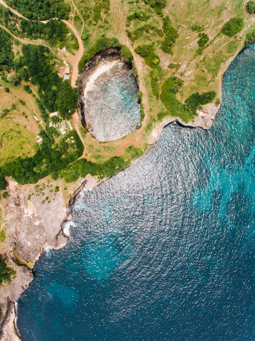 penida島, 印尼, 垂直拍攝 的 免費圖庫相片