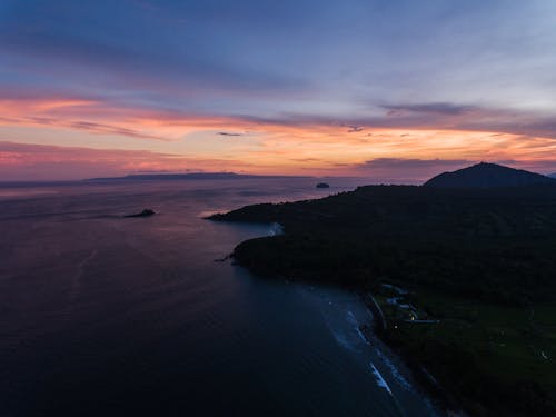 Photos gratuites de ciel, coucher de soleil, île