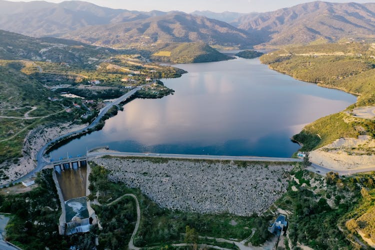 View Of A Dam