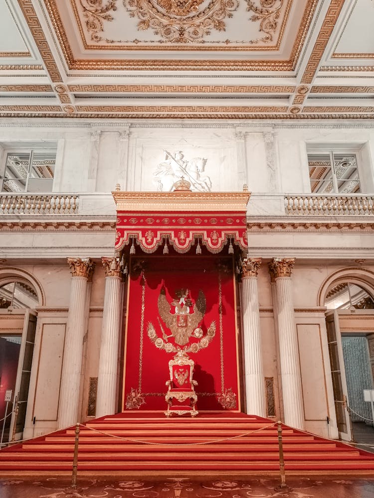 Stairs To Ornamented Throne