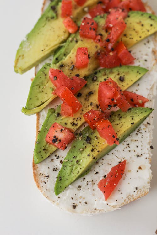 Free Close-up Photo of Delicious Avocado Toast  Stock Photo