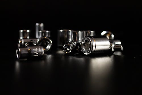 Kostnadsfria Kostnadsfri bild av ammunition, chrome, järn Stock foto