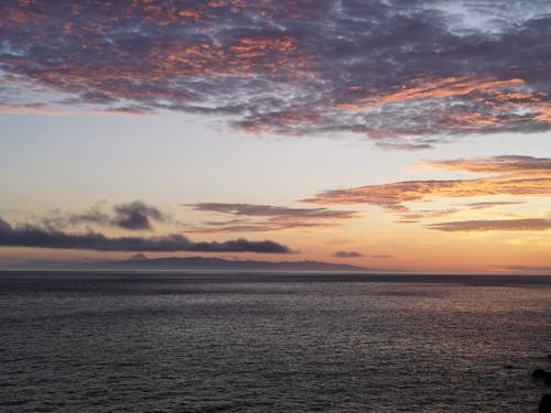 地平線, 日落, 海景 的 免费素材图片